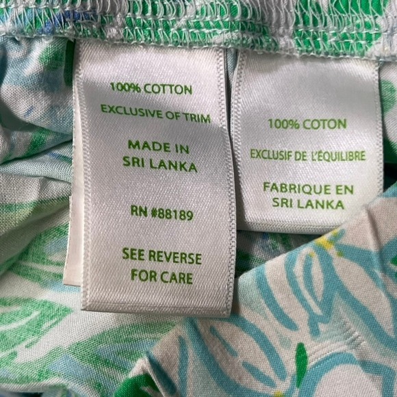 Lilly Pulitzer Palazzo Pants in Whisper Blue Beach Happy print - Picture 6 of 7